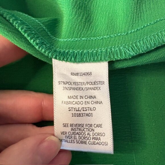 Sweet Baby Jamie Green Midi Calf Length Slip Skirt Womens Small St. Patricks Day - Picture 9 of 10